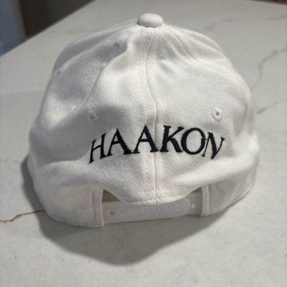 Haakon Industries White  Hat Cap Adjustable - New With Tags - Picture 2 of 11
